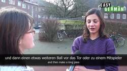 Easy German Basic Phrases: Soccer Instructional Video