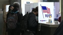 CLEAN : Voters drop-off mail-in ballots in battleground state Pennsylvania News Clip