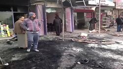 CLEAN : Iraqis clean up streets after spate of dea News Clip