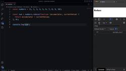 Modern JavaScript from the Beginning - Second Edition - Array.reduce Method Instructional Video
