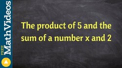 Translating sentences using more than one operations ex1 Instructional Video