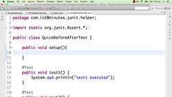 Mockito Tutorial: Learn mocking with 25 Junit Examples - Step 06: @Before @After Instructional Video
