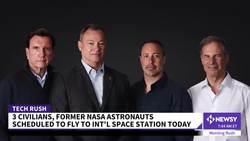 SpaceX Launches 3 Civilians To Space Station For $55M Each News Clip