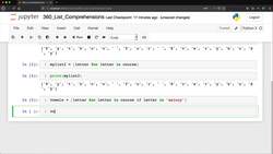 Python for Everybody: The Ultimate Python 3 Bootcamp - List Comprehensions Instructional Video