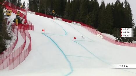 France's Charles Gamel Seigneur fully flips on course at World Cup men's downhill race in Kvitfjell
