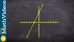 Using slope triangle to find the slope of a graph Instructional Video
