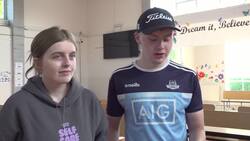 Wave of elation and relief sweeps across Dublin school for Leaving Cert students News Clip