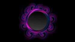 Blue and ultraviolet abstract circle swirl video animation Stock Footage