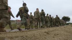 US soldiers retrace steps of D-Day forces News Clip