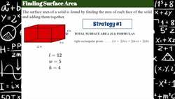 Finding the Surface Area of Prisms & Pyramids Instructional Video