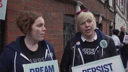 US citizens vote at Democrats Abroad London primary News Clip