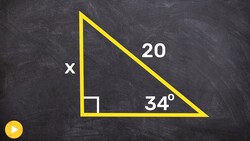 Find the missing length of a triangle using the sine function Instructional Video