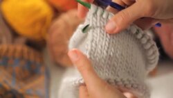 How to Create False Seams in Circular Knitting Instructional Video