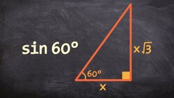 How to evaluate for sine of 60 degrees using special right triangles Instructional Video