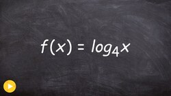 Determining the domain vertical asymptote and x intercept of a logarithm Instructional Video