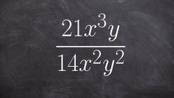 How to simplify dividing two monomials Math help Instructional Video