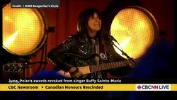 Juno, Polaris music awards revoked from Buffy Sainte-Marie News Clip