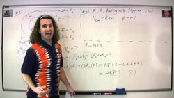#6 Mechanics Multiple Choice Solutions - AP Physics C 1998 Released Exam Instructional Video