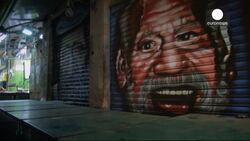 Graffiti art comes to life at night in Jerusalem market News Clip