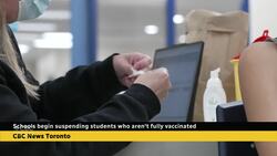 Ontario students react after suspensions issued to those not fully vaccinated News Clip