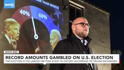 Bettors Abroad Are Wagering Record Amounts On U.S. Election News Clip