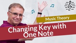 How to Change Key with One Note - Music Theory Instructional Video