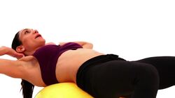 How to Do Sit-Ups with a Stability Ball Instructional Video