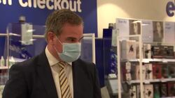 Camilla visits a Boots pharmacy store in Picadilly News Clip