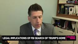 FBI Searches Trump Home at Mar-a-Lago News Clip