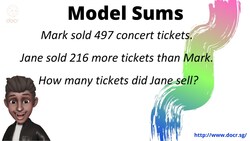 Model Sums Practice Question - Get It Right! Instructional Video