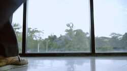 Businessman shoes walking in office. Stock Footage