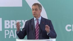 CLEAN : UK's Farage withdraws Brexit threat to PM Johnson News Clip