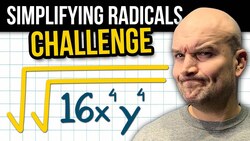3 Problems to Challenge You Simplifying Radicals Instructional Video