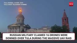 Ukraine Unleashes 100+ Drones On Russia, Historic Church Set Ablaze In Fiery Onslaught News Clip