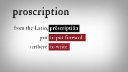 Julius Caesar 4.1 Word Nerd: Proscription Instructional Video