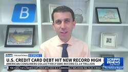 Americans owing record credit card debt are carrying debt for longer News Clip