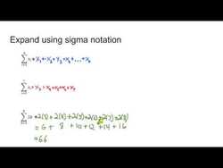 Basics of Sigma Notation Instructional Video