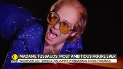 Elton John Keyboard Handstand Waxwork Unveiled At London’s Madame Tussauds News Clip