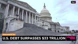 U.S. Debt Surpasses $33 Trillion News Clip