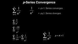 Series | Convergent p-Series: 4 Examples Instructional Video