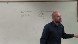How to determine the area of a parallelogram Instructional Video
