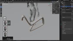 Mastering the Art of Isometric Room Design in Blender 3 - Creating 3D Mesh from Chair Design Instructional Video