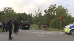 CLEAN : Cars arrive at venue where US North Korea talks are expected to take place News Clip