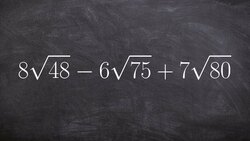 How to add and subtract expressions with radicals Instructional Video