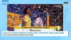 Zaila Avant-garde Wins 2021 Scripps National Spelling Bee News Clip