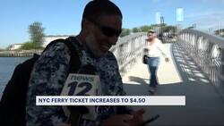 NYC Ferry ticket price hike in effect – now $4.50 News Clip