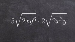 Multiplying two radical expressions together by multiplying first and then simplifying Instructional Video