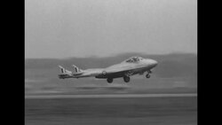 King Hussein, on UK visit with his new wife Dina bint Abdul-Hamid, sits in fighter jet and rides in tank News Clip