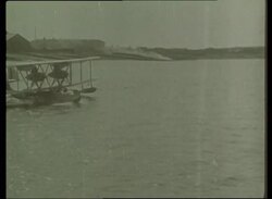 The Schneider Trophy seaplane Stock Footage