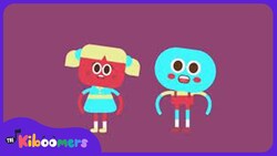 For He's a Jolly Good Fellow Song for Kids | The Kiboomers | Nursery Rhymes | Birthday Song Instructional Video